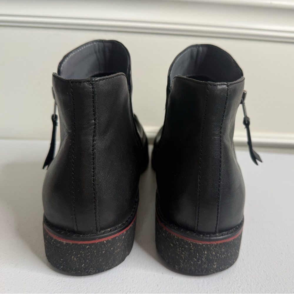 Women’s Aetrex Mila Black Ankle Boots with Zipper, size 42 - Picture 5 of 12